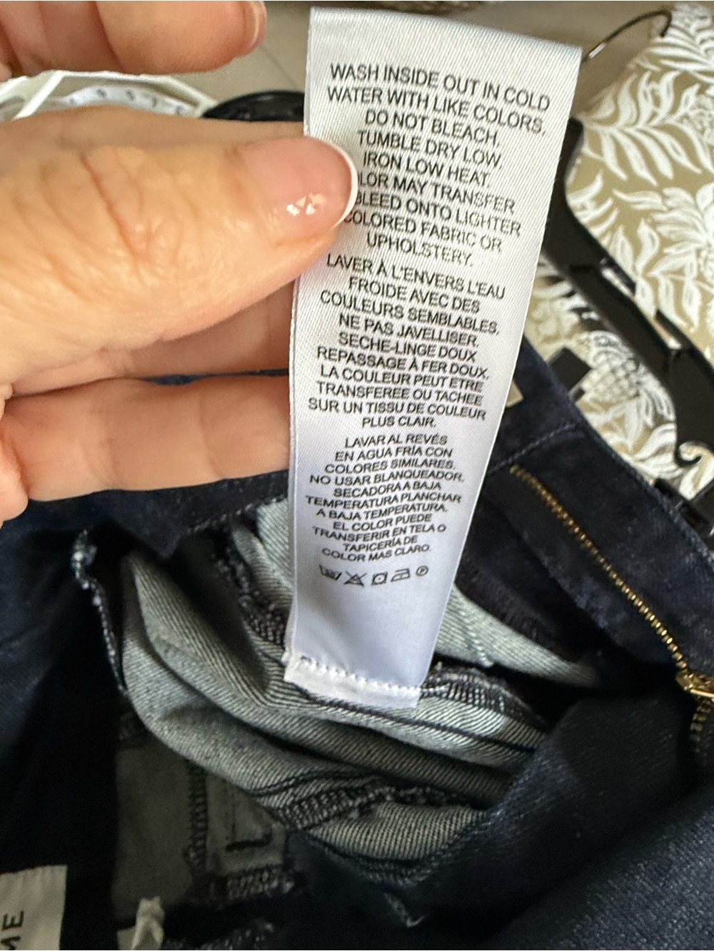 Frame Flared Front Pleat Jeans - Picture 8 of 12